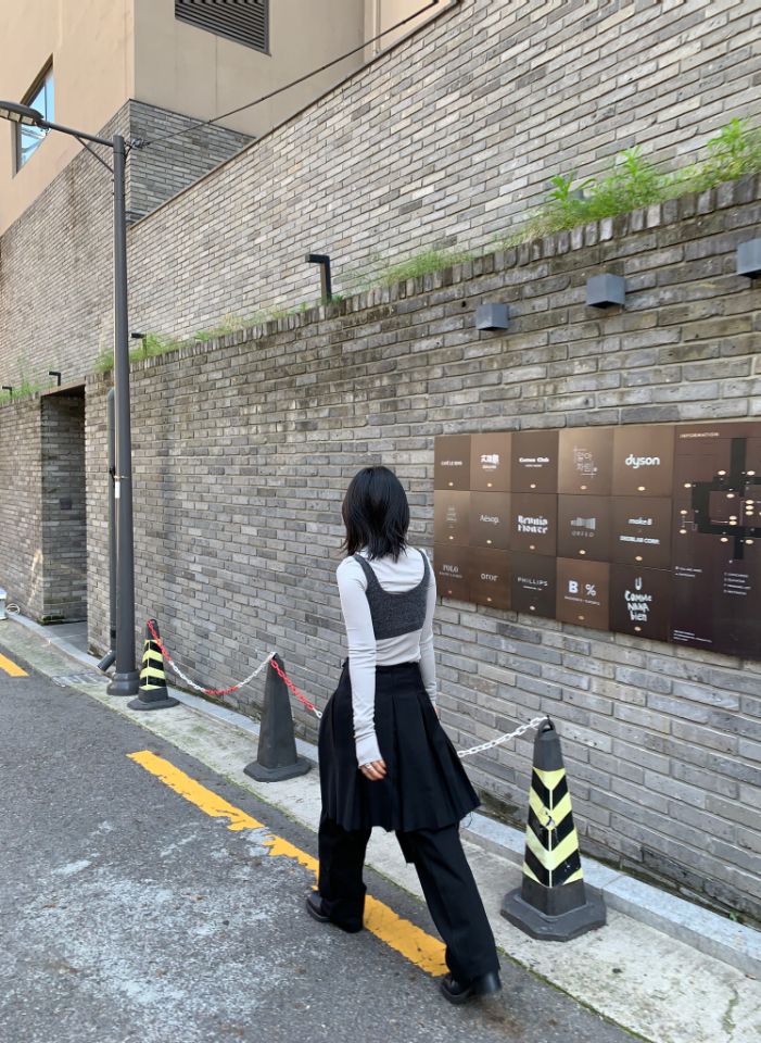 LIVE FOR_EVER韓國直郵東大門代購女裝新品人氣休閑長袖T恤LIVE FOR_EVER長袖T恤