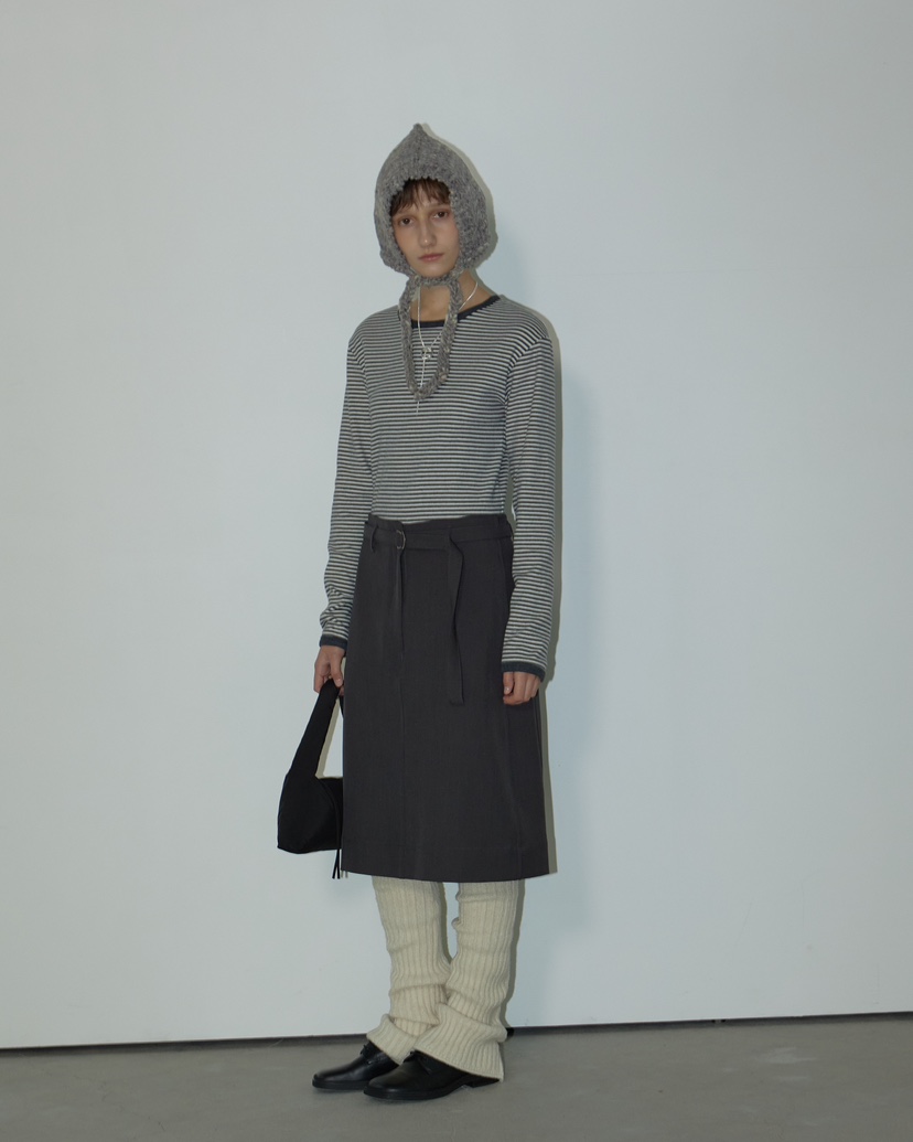 D.B.K/WERE PIECE/DE BASE KARE韓國直郵女裝新款人氣半身裙中短裙含腰帶KARE/WEREPIECE半身裙/中短裙