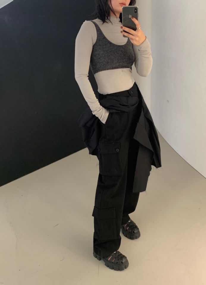 LIVE FOR_EVER韓國直郵東大門代購女裝新品職業半身裙中短裙LIVE FOR_EVER半身裙/中短裙