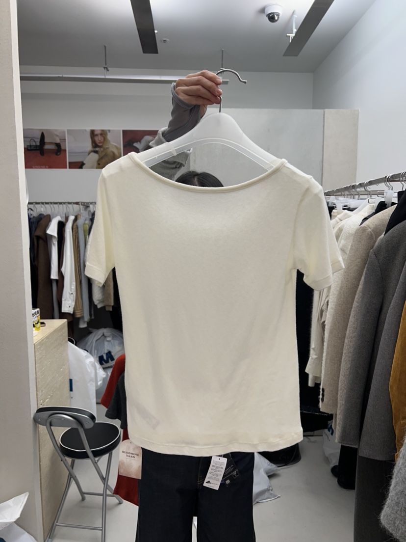 LONDON FLAT韓國直郵東大門代購女裝新品時尚職業24秋冬T恤LONDON FLATT恤