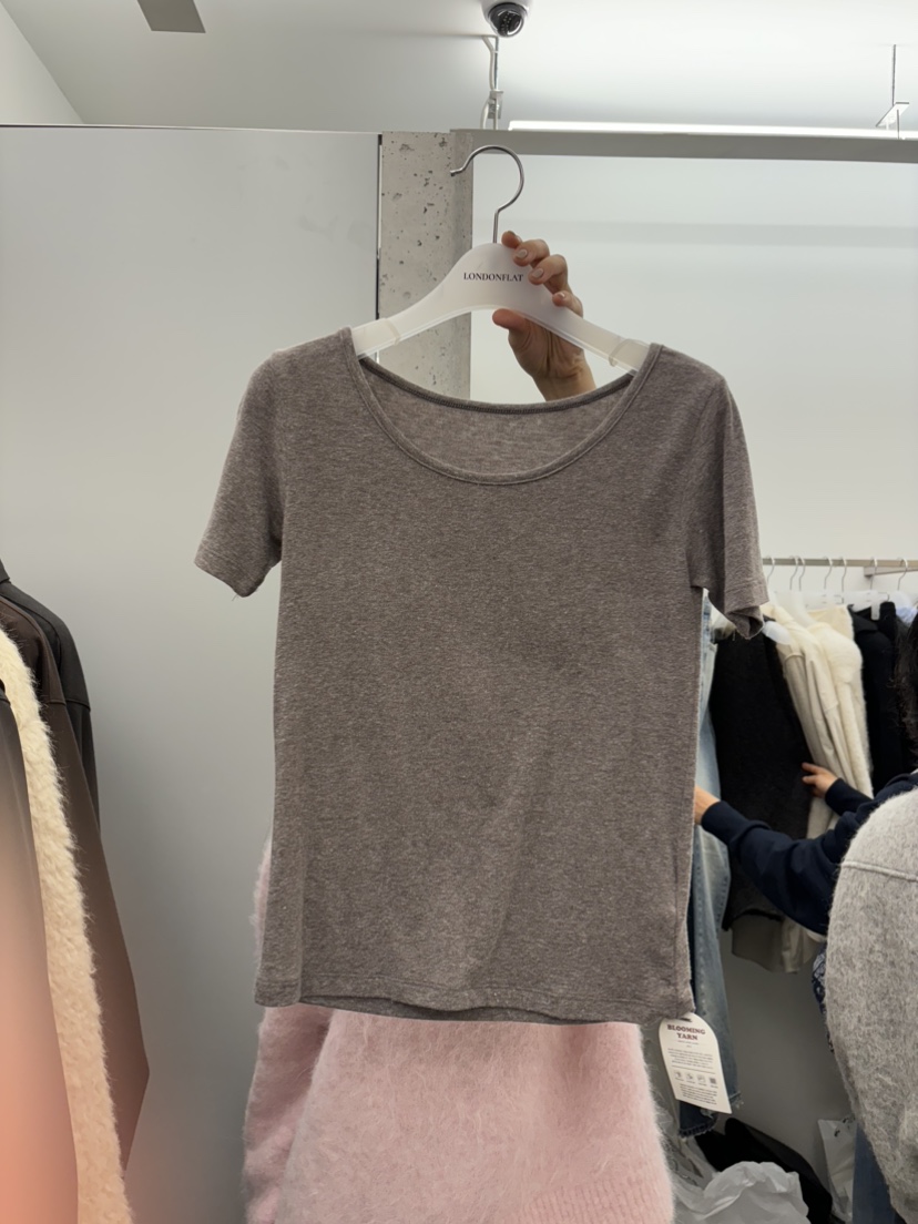 LONDON FLAT韓國直郵東大門代購女裝新品時尚職業24秋冬T恤LONDON FLATT恤圖色5