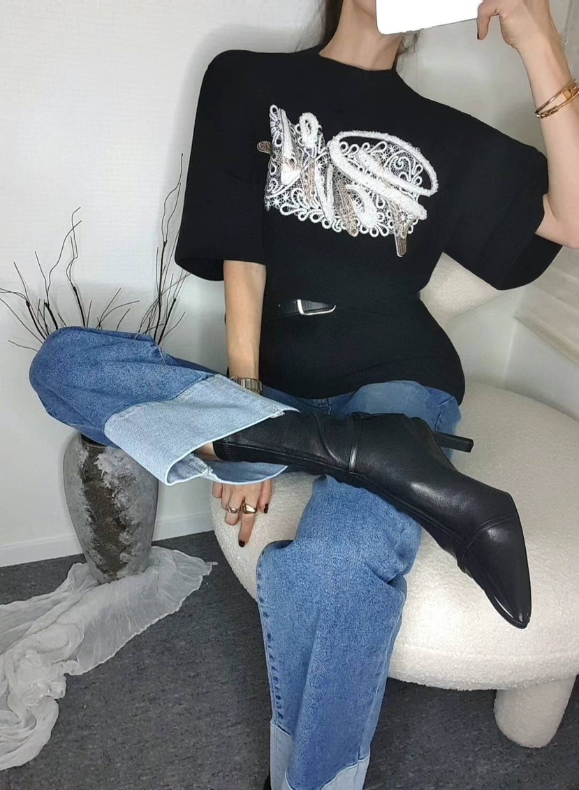 GENTLE B韓國直郵東大門實拍女裝新品休閑時尚24秋冬T恤GENTLE BT恤