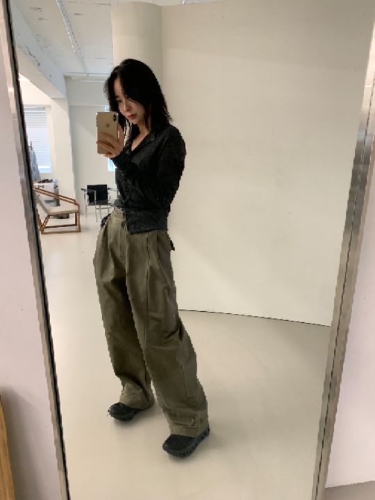 LIVE FOR_EVER直郵韓國代購女裝新品人氣熱賣時尚推薦休閑褲LIVE FOR_EVER休閑褲