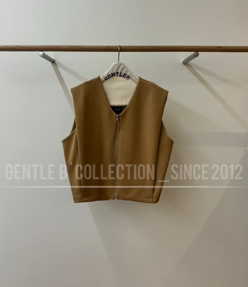 GENTLE B韓國直郵女裝新款休閑職業熱賣人氣真品24秋冬馬甲GENTLE B馬甲圖色1
