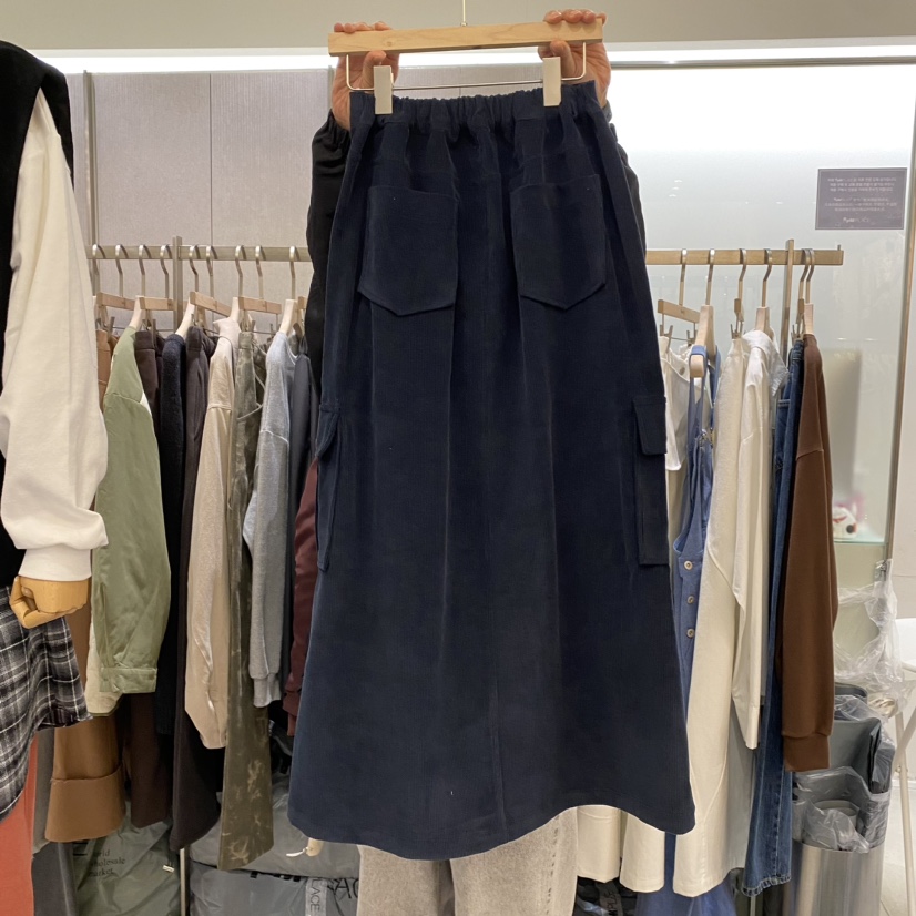 NOON_D韓國直郵東大門實拍女裝新款熱賣真品24秋冬休閑長裙NOON_D長裙