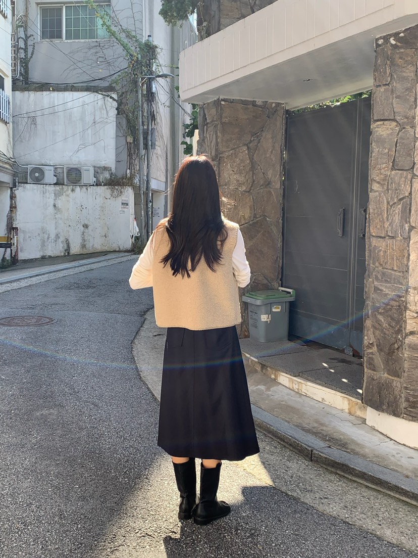 HOUSE OF/DE MERRY韓國直郵東大門實拍女裝新品24秋冬馬甲HOUSE OF/DE MERRY馬甲