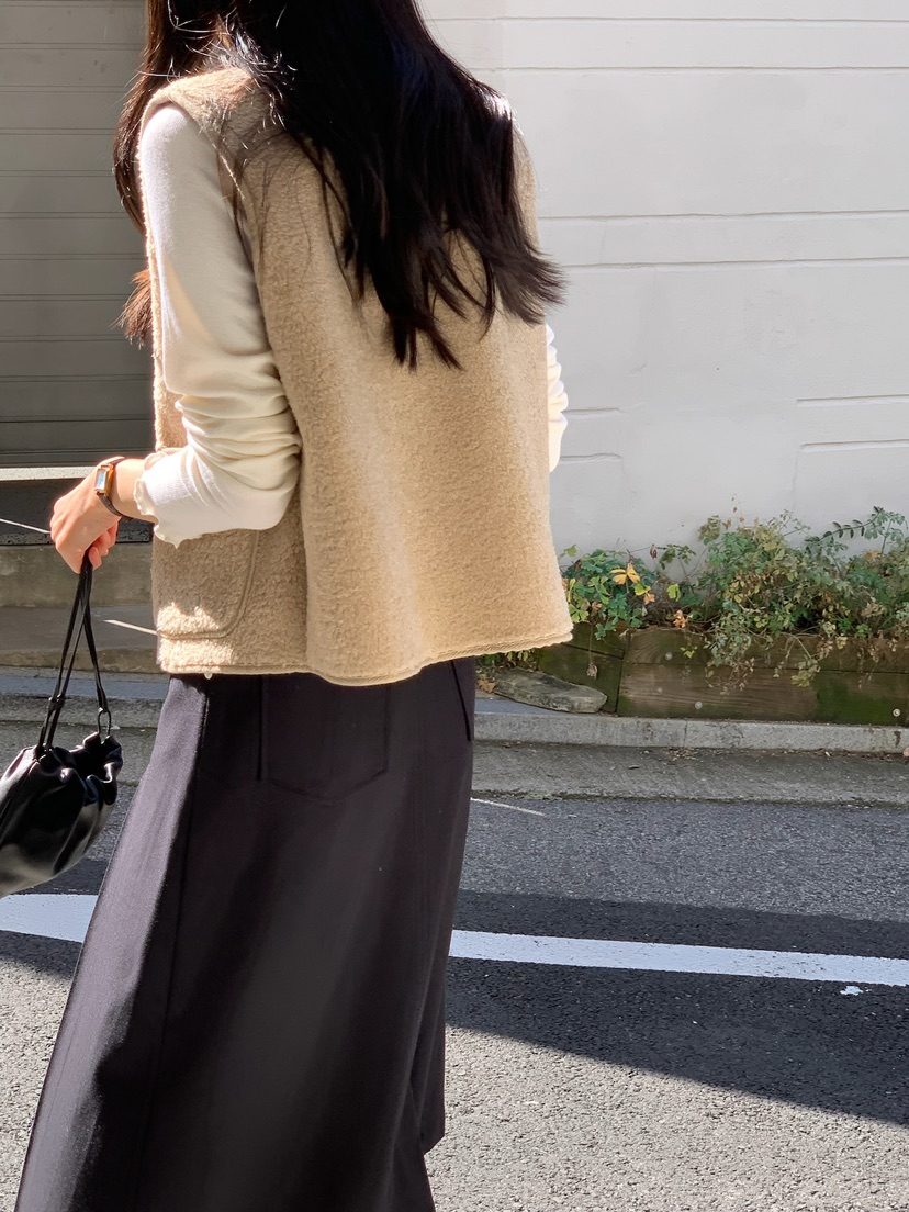 HOUSE OF/DE MERRY韓國直郵東大門實拍女裝新品24秋冬馬甲HOUSE OF/DE MERRY馬甲
