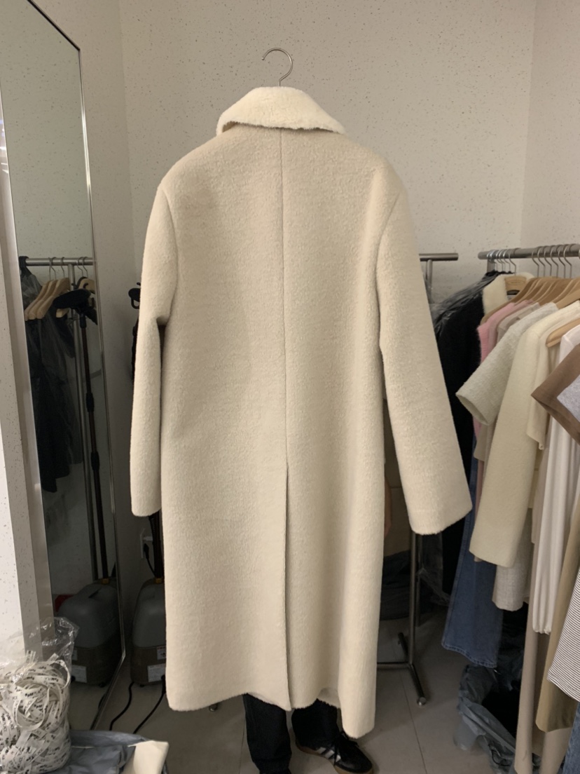 NOUVEAU韓國直郵東大門代購女裝新款時尚真品24秋冬中長款大衣NOUVEAU中長款大衣