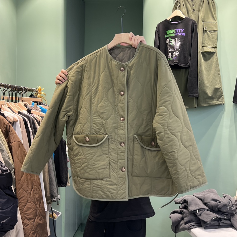ROMANTIC NEWYORK直郵韓國代購女裝新款休閑時尚24秋冬短款棉服ROMANTIC NEWYORK短款棉服圖色2