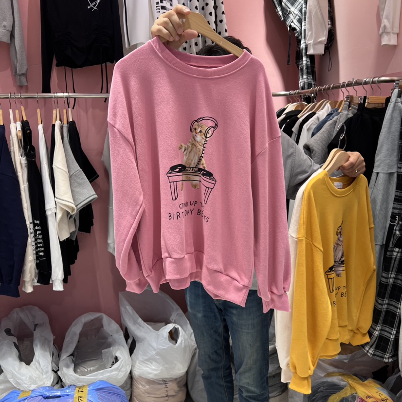 K STORY韓國直郵女裝新品時尚推薦熱賣24秋冬人氣職業衛衣K STORY衛衣圖色2