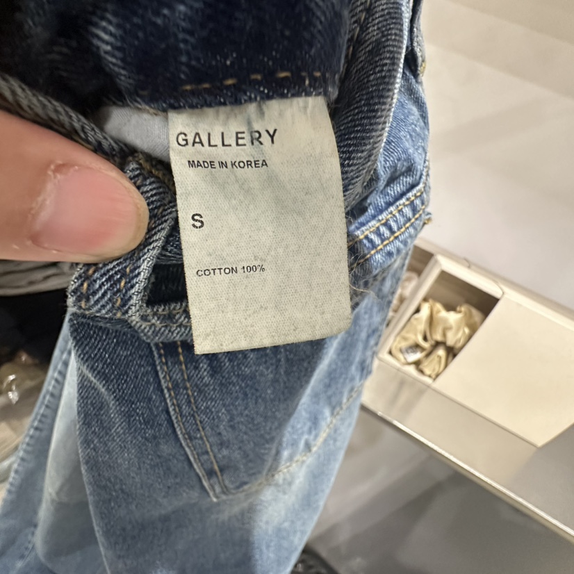 GALLERY韓國直郵女裝新品休閑人氣職業熱賣24秋冬推薦牛仔褲GALLERY牛仔褲