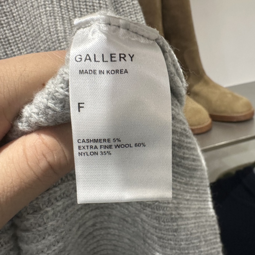 GALLERY韓國直郵東大門實拍女裝新品時尚推薦真品24秋冬衛衣GALLERY衛衣