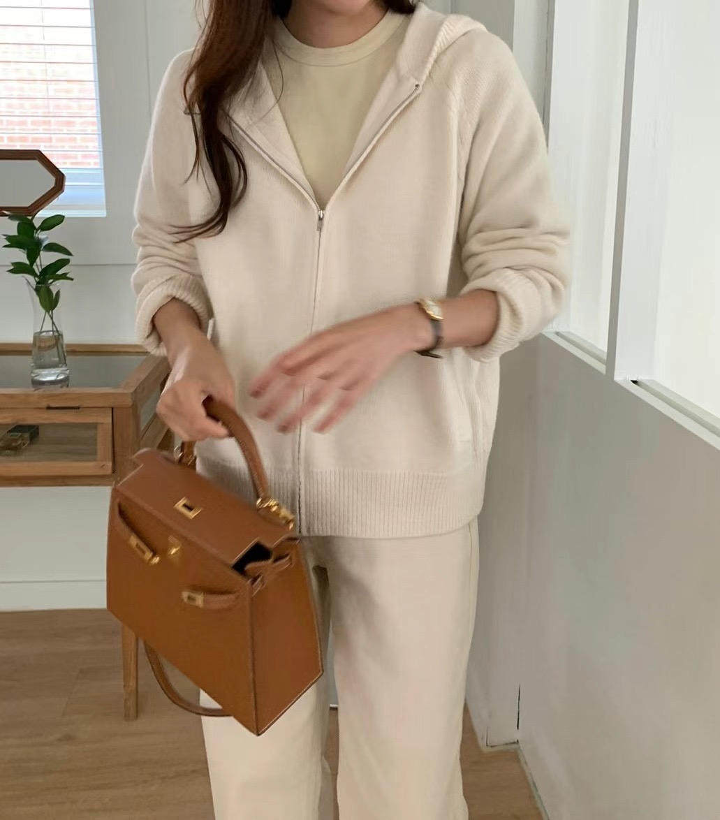 LUCKY ROOM韓國直郵東大門代購女裝新品推薦人氣衛衣拉鏈連帽LUCKY ROOM衛衣