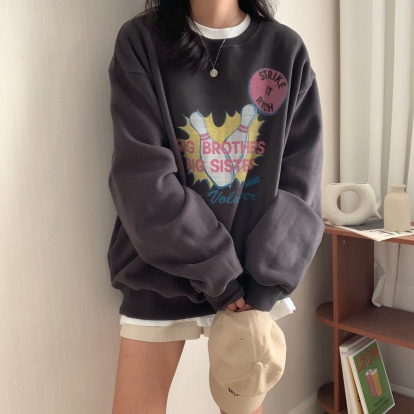 FROMJINI韓國直郵東大門代購女裝新品熱賣職業真品衛衣拉絨FROMJINI衛衣