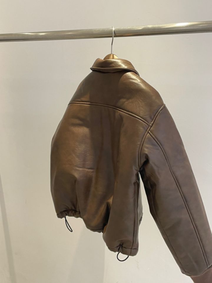 CALLIT韓國直郵女裝新品人氣熱賣真品24秋冬時尚皮衣皮革CALLIT皮衣