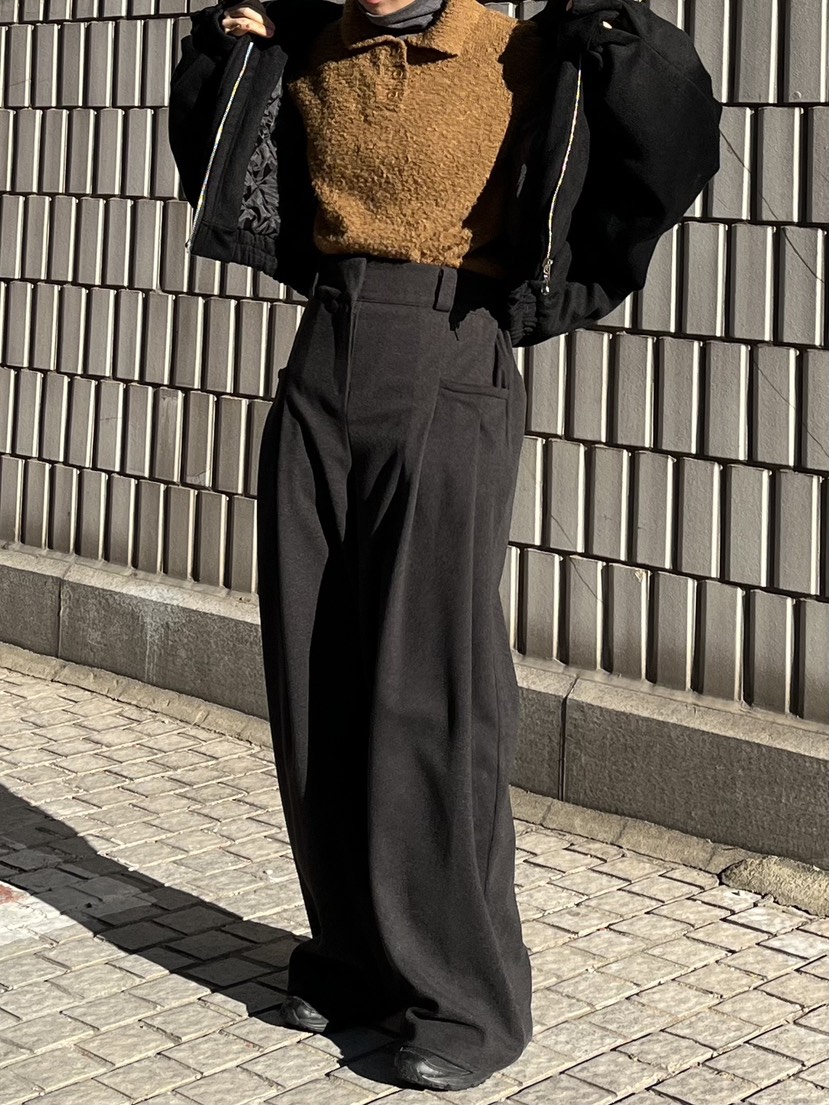 BEAMING SEOUL韓國直郵東大門代購女裝新款時尚正裝褲西褲口袋BEAMING SEOUL正裝褲/西褲