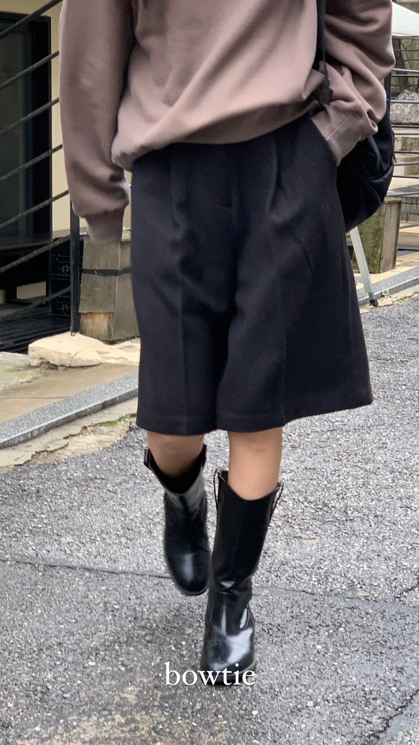 BOWTIE韓國直郵東大門代購女裝新款24秋冬真品推薦人氣短褲GLITTER短褲