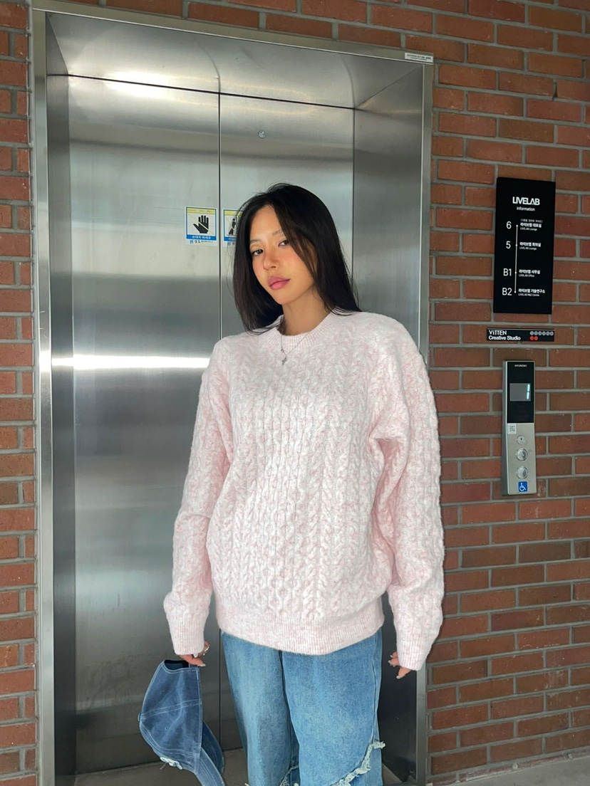 EMAR韓國直郵女裝新款24秋冬熱賣人氣真品休閑時尚針織衫EMAR針織衫