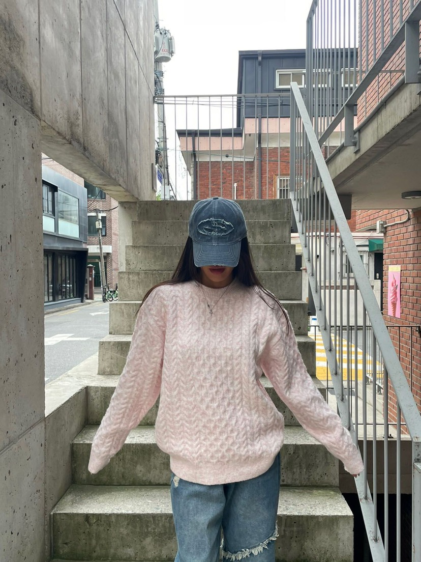 EMAR韓國直郵女裝新款24秋冬熱賣人氣真品休閑時尚針織衫EMAR針織衫