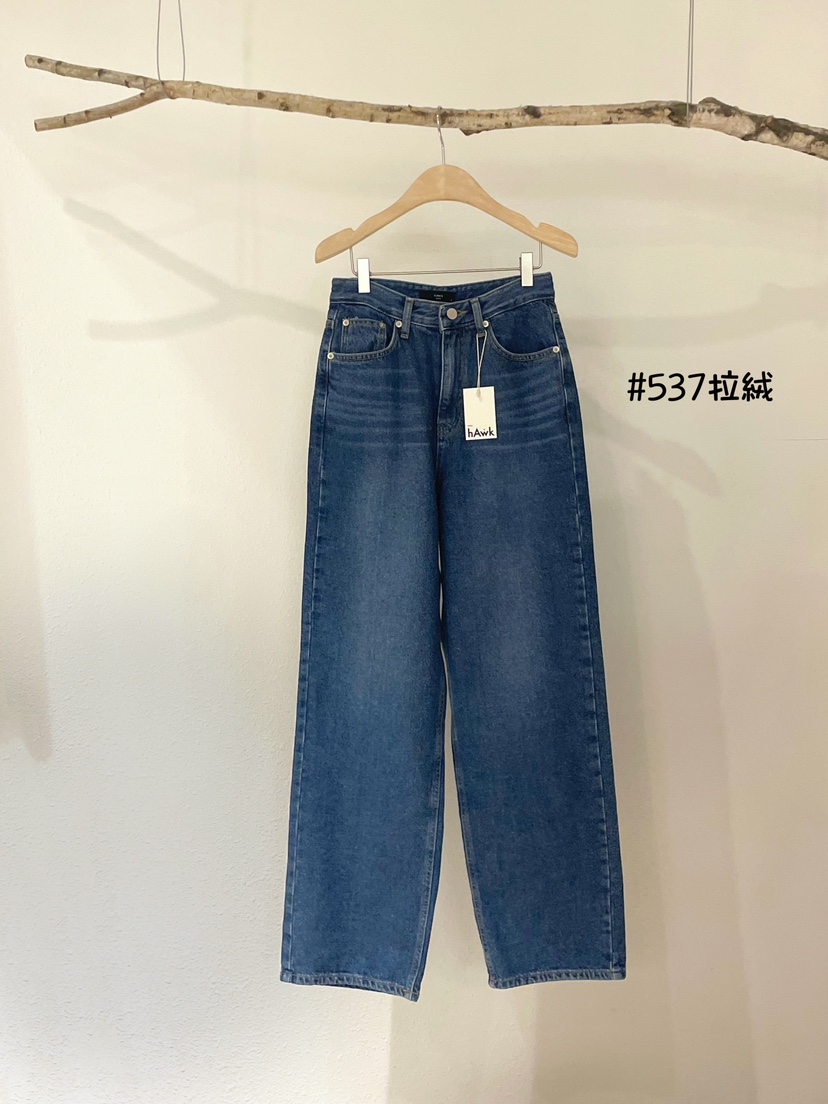 HAWK韓國直郵東大門代購女裝新品推薦時尚休閑熱賣24秋冬牛仔褲Le Ahicon牛仔褲