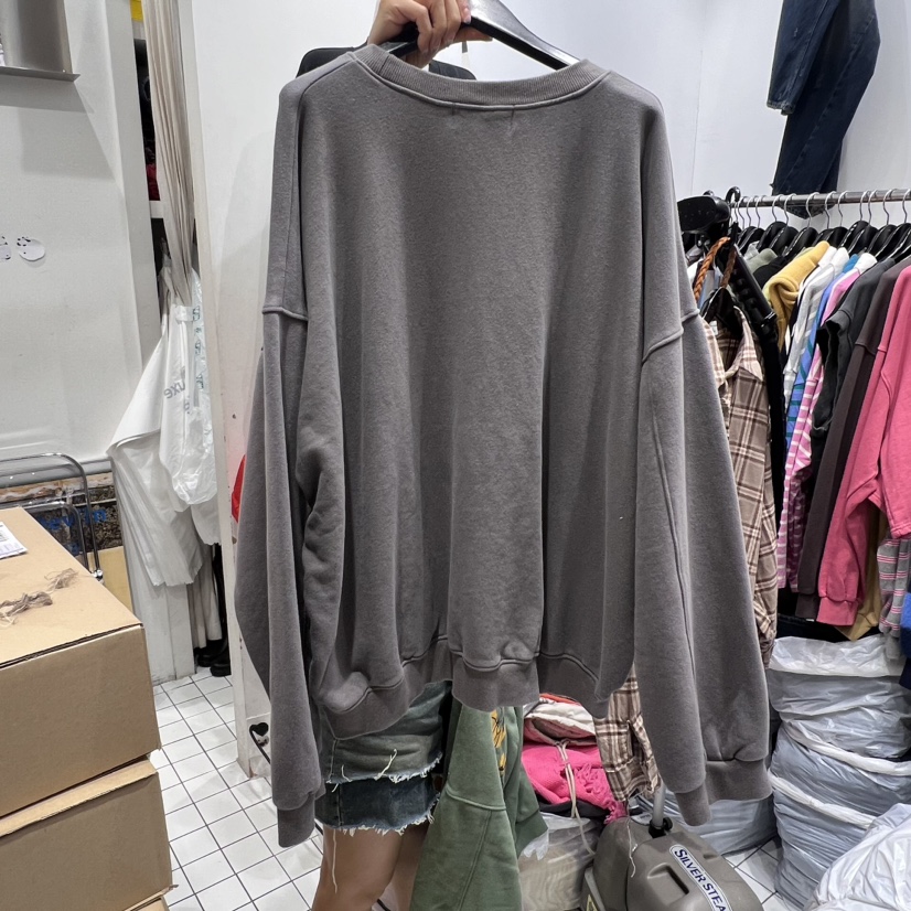 THE WEEKND韓國直郵東大門實拍女裝新款推薦時尚衛衣拉絲雙面THE WEEKND衛衣