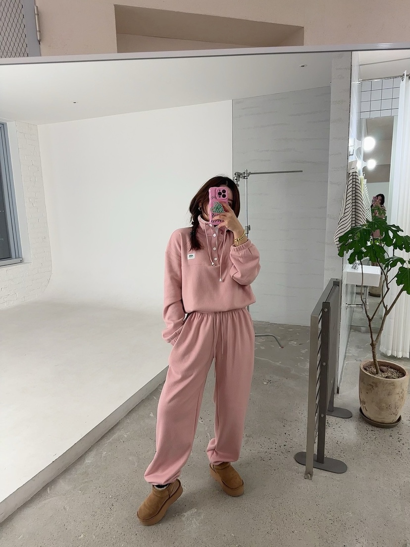 ONL韓國直郵東大門代購女裝新款職業休閑休閑褲加絨羊毛柔軟ONL休閑褲