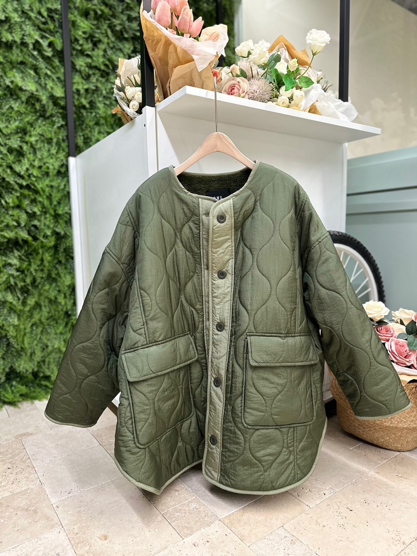 ONL韓國直郵女裝新品人氣熱賣時尚休閑24秋冬推薦夾克填充ONL夾克圖色2