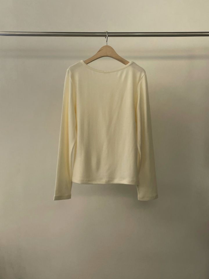 LA MUETTE/JAMIESTONE直郵韓國代購女裝新款真品推薦長袖T恤FLAT GARDEN/LA MUETTE/JAMIESTONE長袖T恤