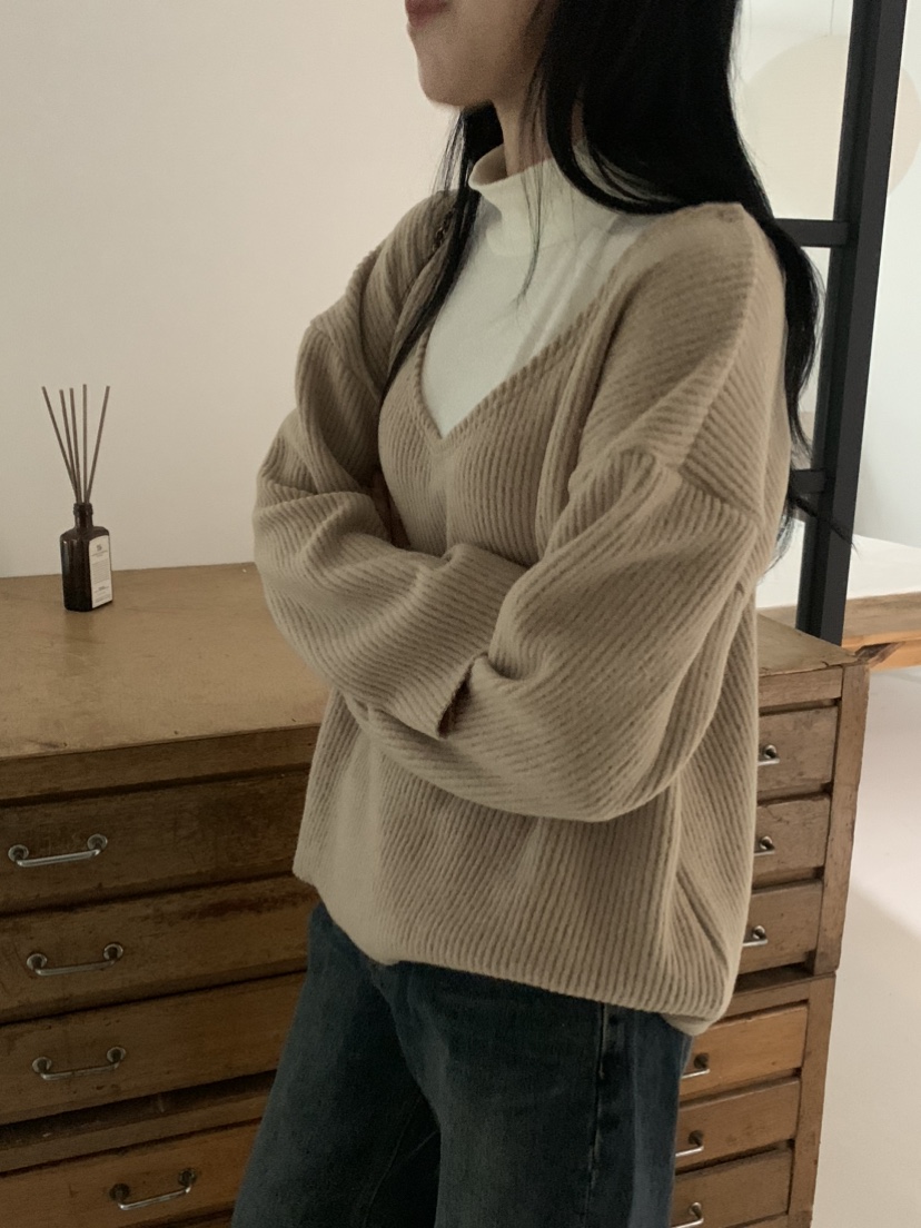 SPREAD直郵韓國代購女裝新品時尚24秋冬推薦職業人氣長袖T恤SPREAD長袖T恤
