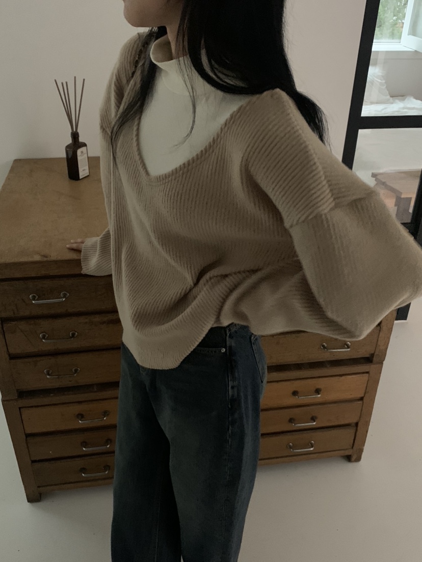 SPREAD直郵韓國代購女裝新品時尚24秋冬推薦職業人氣長袖T恤SPREAD長袖T恤
