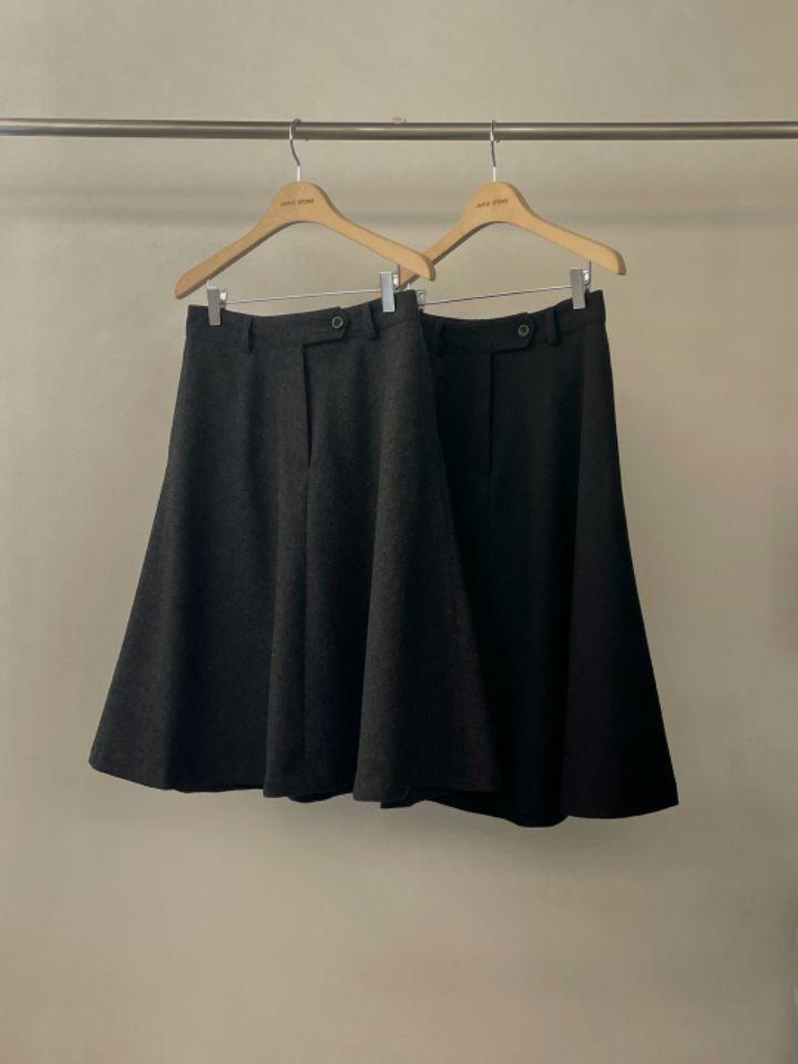 LA MUETTE/JAMIESTONE韓國直郵東大門實拍女裝新品時尚半身裙中短裙FLAT GARDEN/LA MUETTE/JAMIESTONE半身裙/中短裙