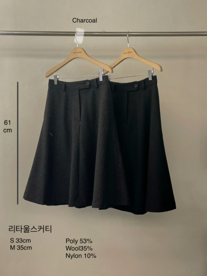 LA MUETTE/JAMIESTONE韓國直郵東大門實拍女裝新品時尚半身裙中短裙FLAT GARDEN/LA MUETTE/JAMIESTONE半身裙/中短裙