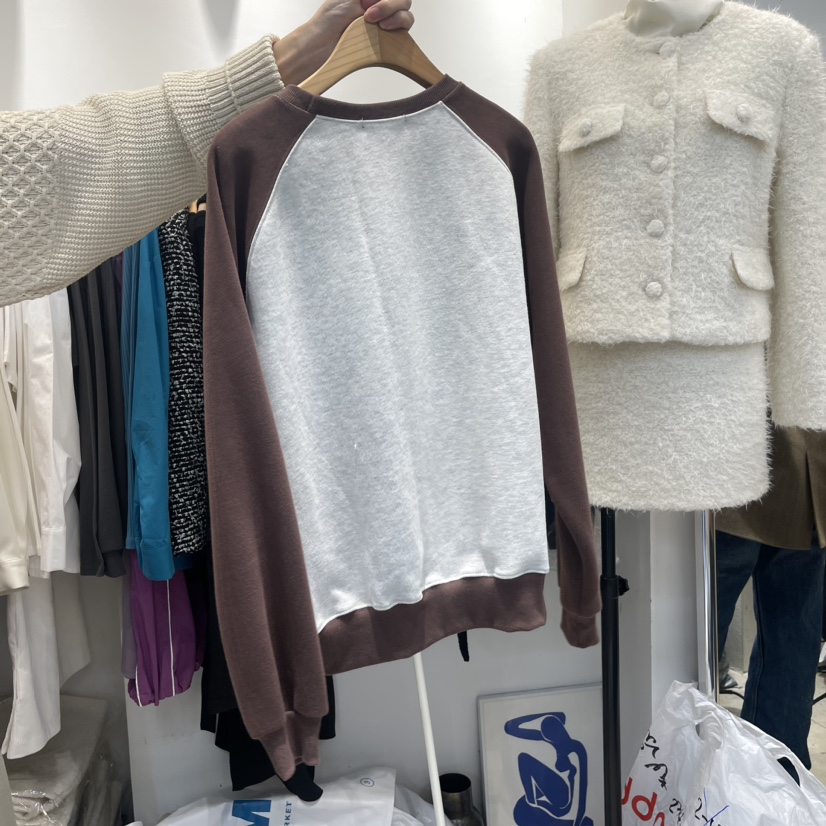 DUPLO韓國直郵東大門實拍女裝新款熱賣時尚人氣衛衣加絨羊絨ORRD衛衣