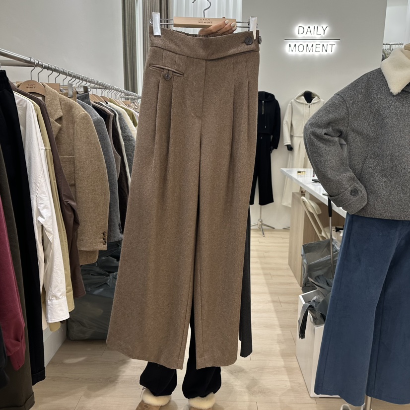 DAILY MOMENT韓國直郵東大門代購女裝新品24秋冬休閑休閑褲DAILY MOMENT休閑褲圖色1