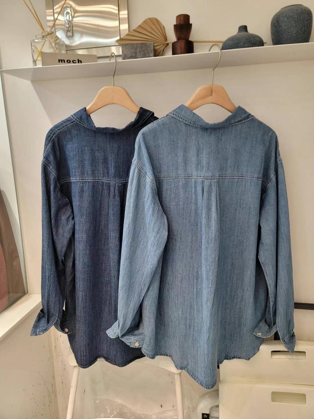 MOCH直郵韓國代購女裝新品休閑熱賣人氣24秋冬襯衫蕾絲衫MOCH襯衫/蕾絲衫