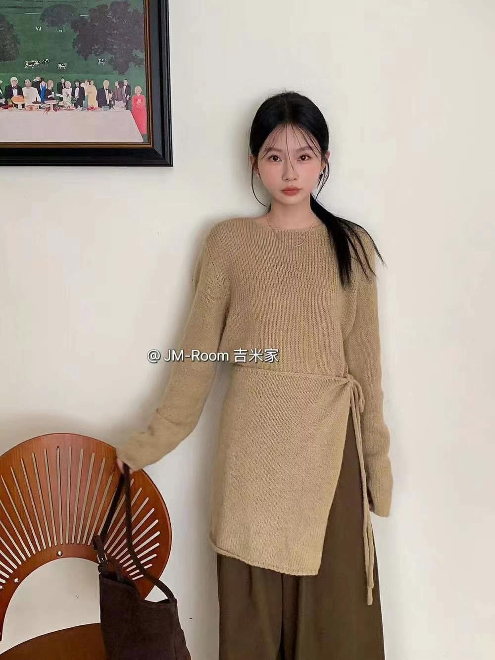 MOCH直郵韓國代購女裝新品時尚休閑熱賣24秋冬推薦人氣套裝MOCH套裝圖色2