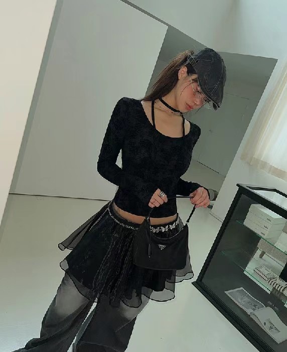 ROLLER韓國直郵東大門代購女裝新品人氣熱賣時尚襯衫蕾絲衫ROLLER襯衫/蕾絲衫