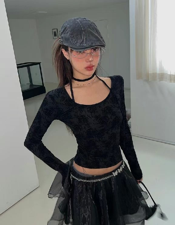 ROLLER韓國直郵東大門代購女裝新品人氣熱賣時尚襯衫蕾絲衫ROLLER襯衫/蕾絲衫