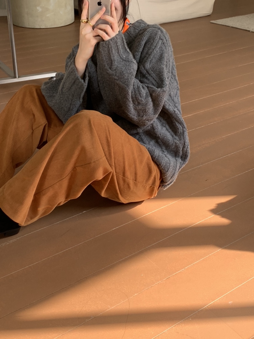 SPREAD直郵韓國代購女裝新款休閑真品24秋冬時尚針織衫羊毛SPREAD針織衫