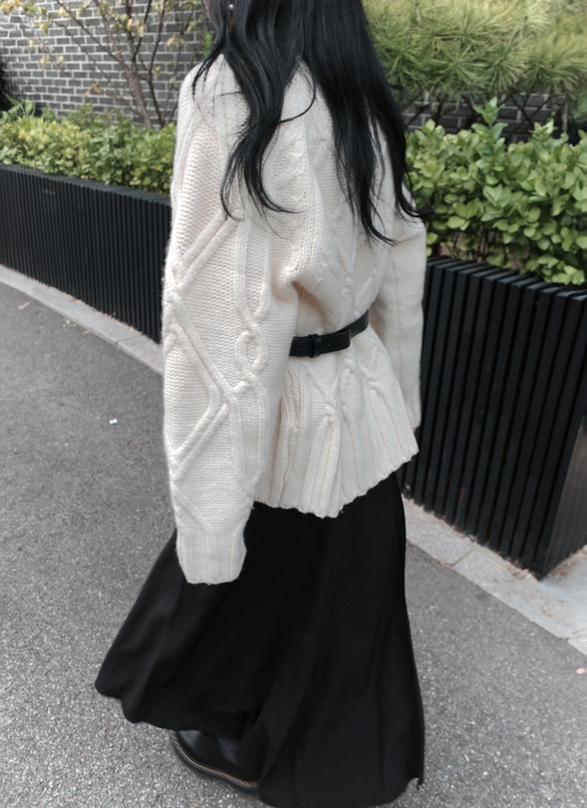 SPREAD直郵韓國代購女裝新款休閑真品24秋冬時尚針織衫羊毛SPREAD針織衫