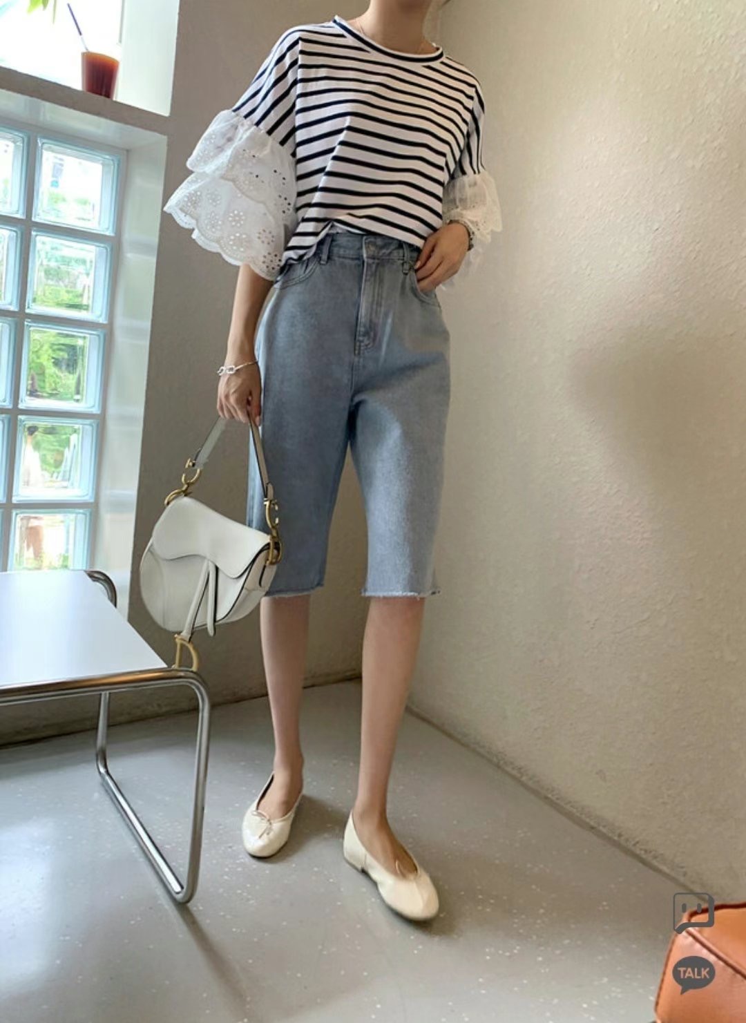 BLOCK韓國直郵東大門實拍女裝新款真品休閑人氣職業推薦短褲BLOCK短褲