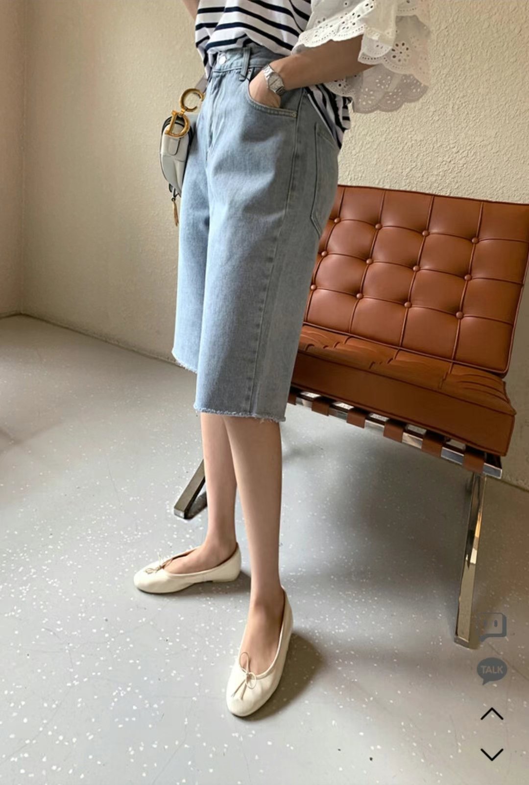 BLOCK韓國直郵東大門實拍女裝新款真品休閑人氣職業推薦短褲BLOCK短褲