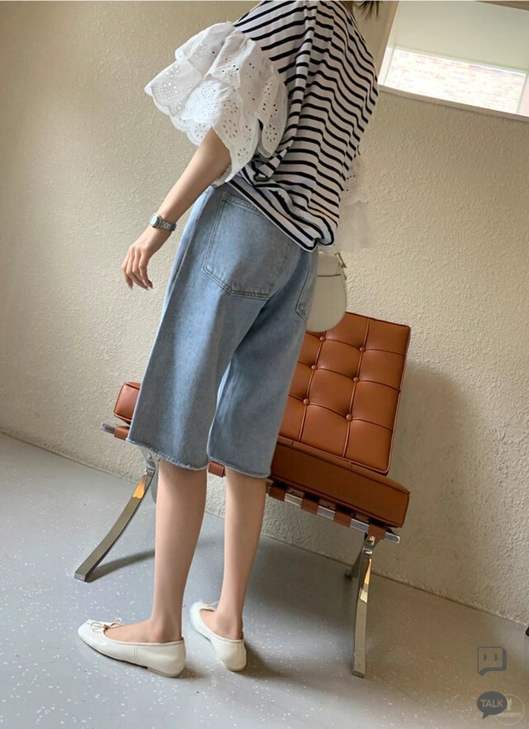 BLOCK韓國直郵東大門實拍女裝新款真品休閑人氣職業推薦短褲BLOCK短褲