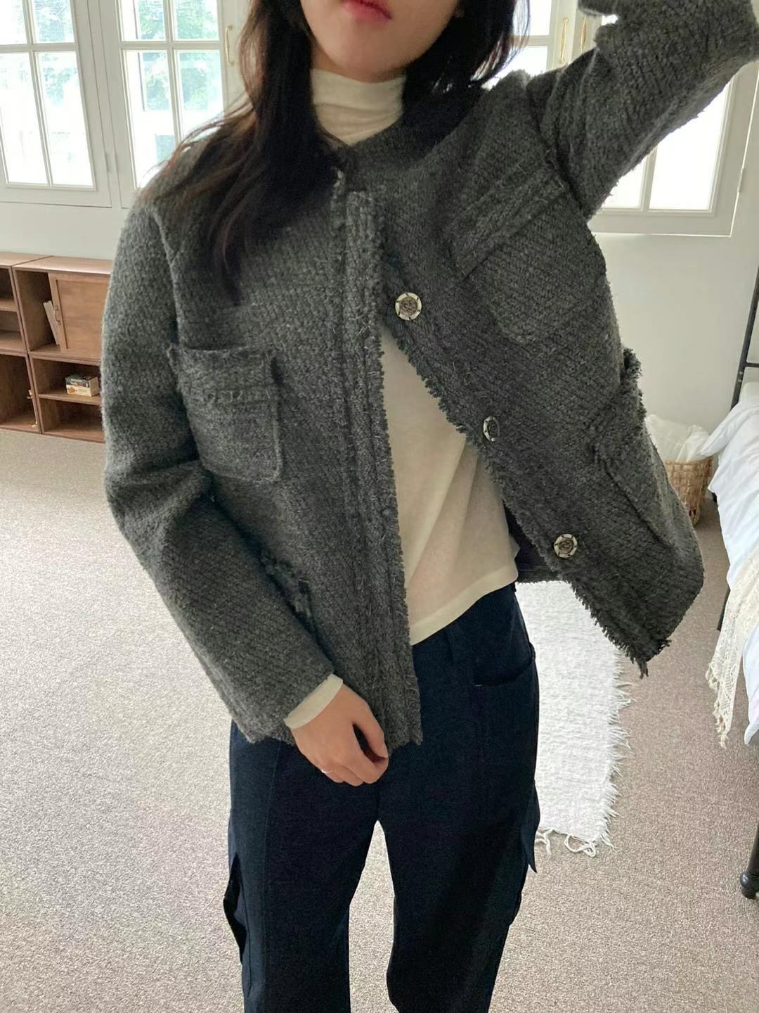 DRESSWELL韓國直郵女裝新品真品職業休閑熱賣24秋冬推薦夾克DRESSWELL夾克