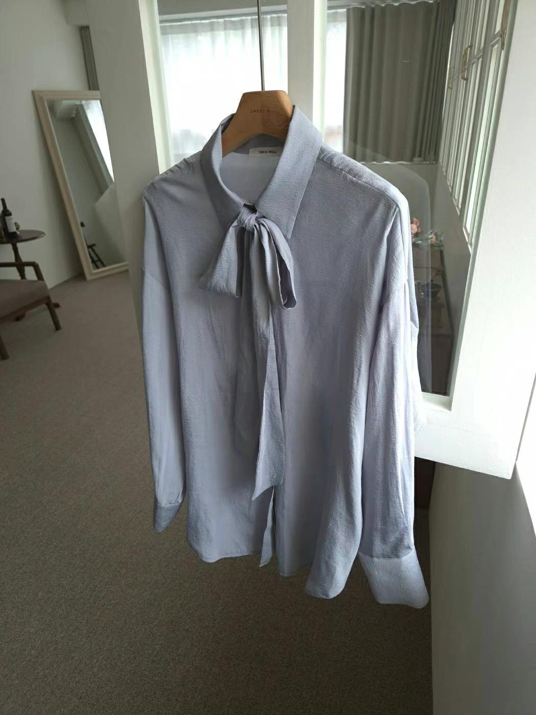 DRESSWELL韓國直郵東大門代購女裝新款人氣24秋冬襯衫蕾絲衫DRESSWELL襯衫/蕾絲衫圖色2