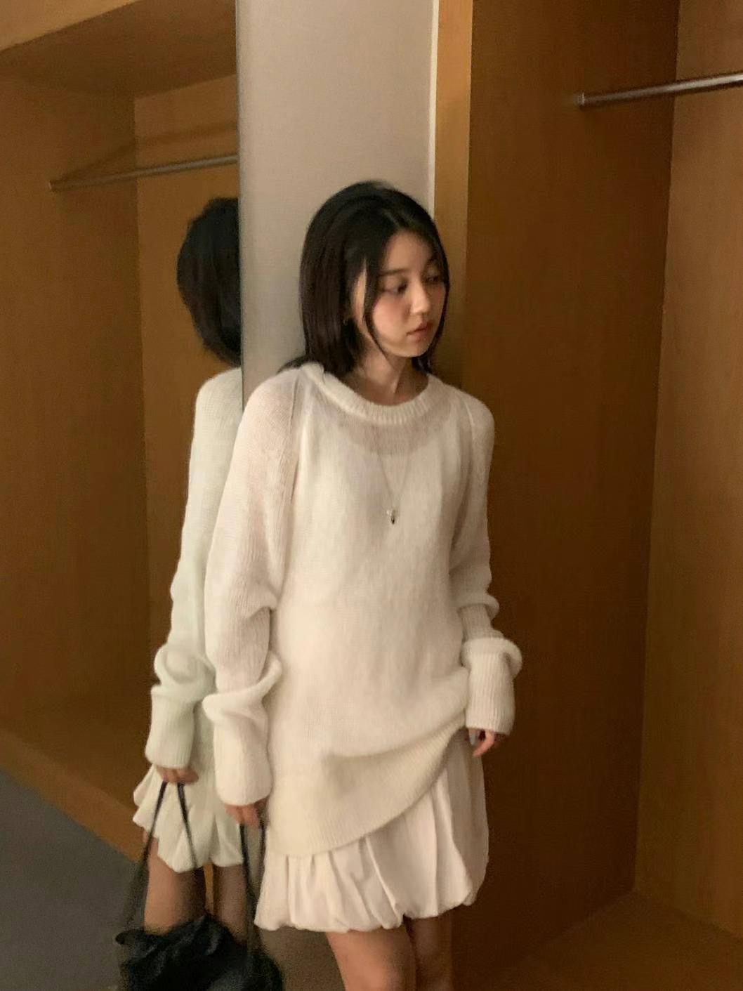 DRESSWELL韓國直郵東大門代購女裝新品休閑24秋冬時尚針織衫DRESSWELL針織衫