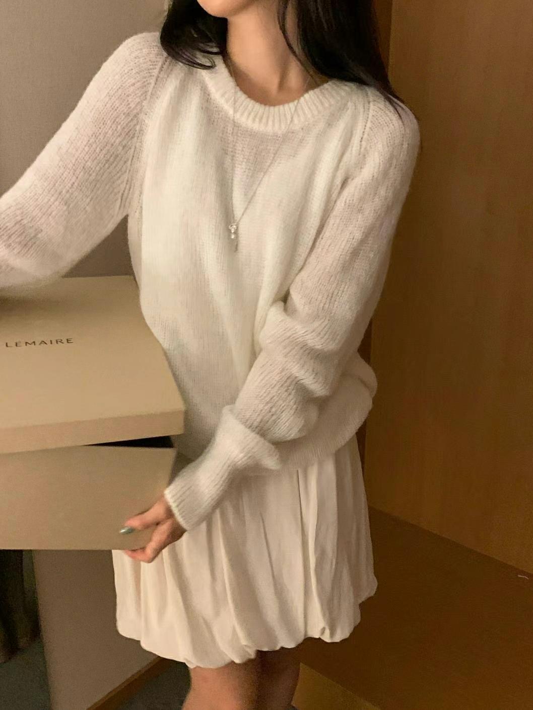 DRESSWELL韓國直郵東大門代購女裝新品休閑24秋冬時尚針織衫DRESSWELL針織衫