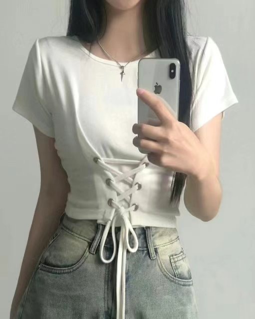 K.DAY直郵韓國代購女裝新品職業推薦24秋冬熱賣時尚休閑T恤K.DAY-2件起T恤圖色1