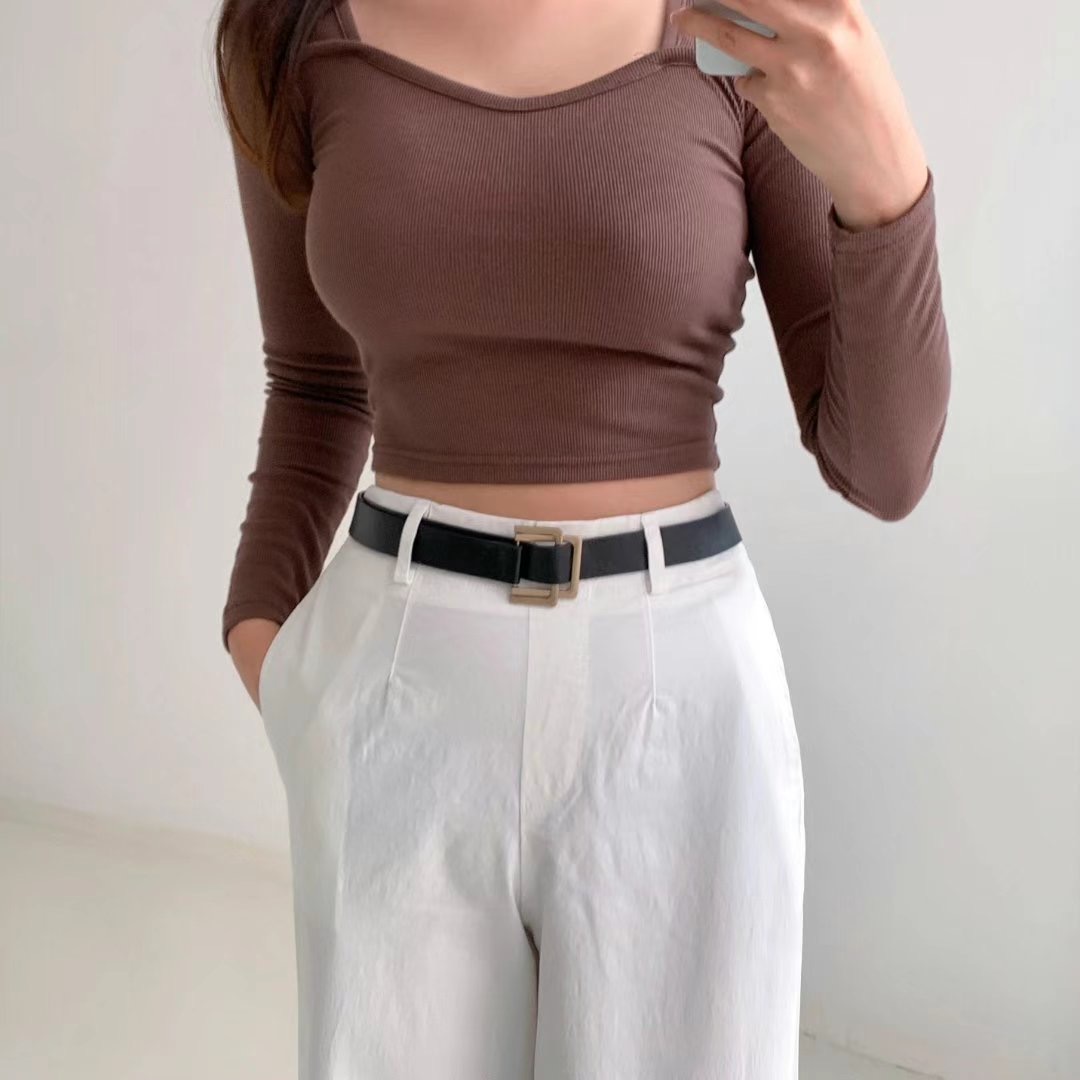 K.DAY直郵韓國代購女裝新品時尚24秋冬推薦休閑真品長袖T恤K.DAY-2件起長袖T恤