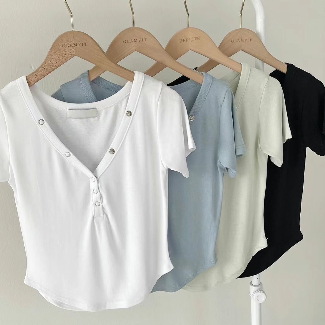 K.DAY韓國直郵女裝新款時尚推薦人氣職業熱賣真品24秋冬T恤K.DAY-2件起T恤圖色3左三色